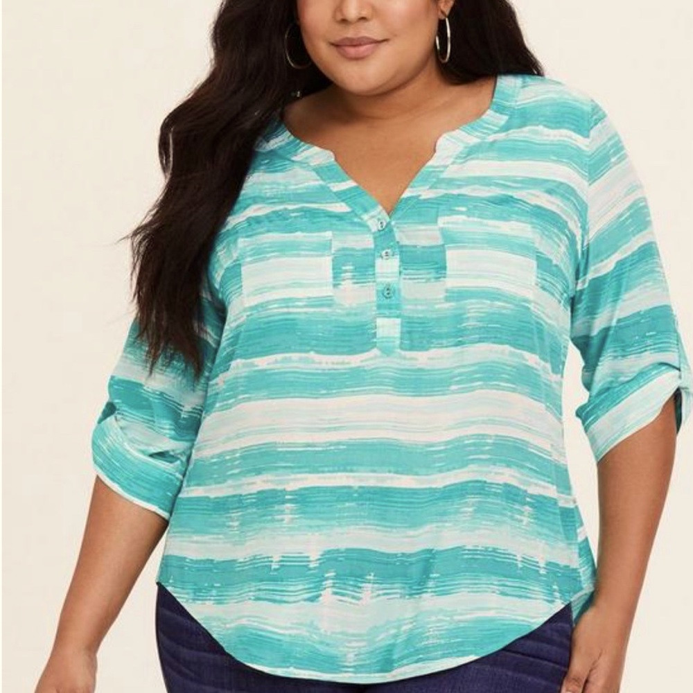 Torrid Harper Challis Blouse